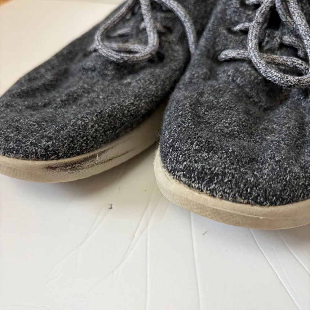 Allbirds Wool Runners Mens 10 Charcoal Grey Heather Merino Wool Sneakers WR M10